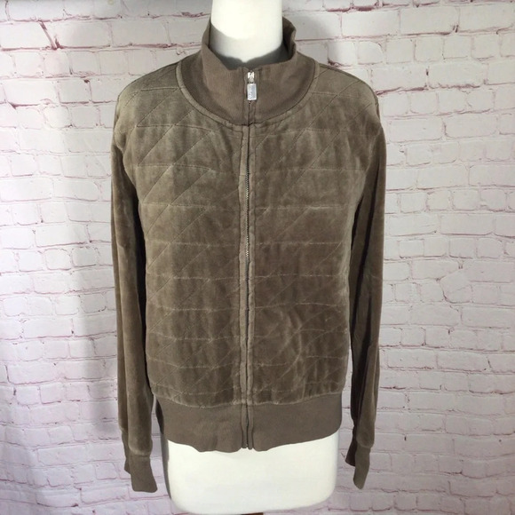 liz & co. Jackets & Blazers - Liz & Co. Quilted Lightweight Full Zip Jacket - Size Large